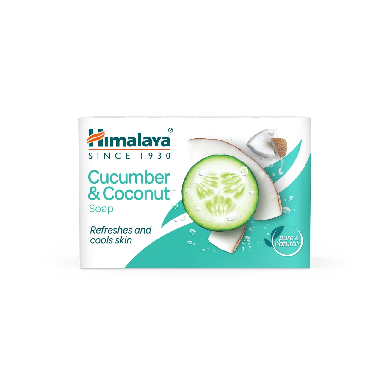 

Himalaya Refreshing Cucumber And Coconut Soap For Body Wash, 125g Bar, Nourishing Skincare Soap For Soft Smooth Skin, Pack Of 1