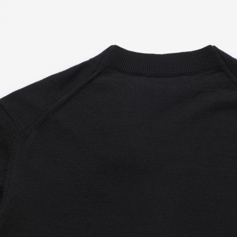 Ami Small Heart Logo V Neck Men S Cardigan Bfhkc111 Kn0025 001