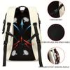1pc Large Capacity Waterproof Laptop Backpack, Men's And Women's Travel Backpack With Shoe Compartment, Suitable For Business,school