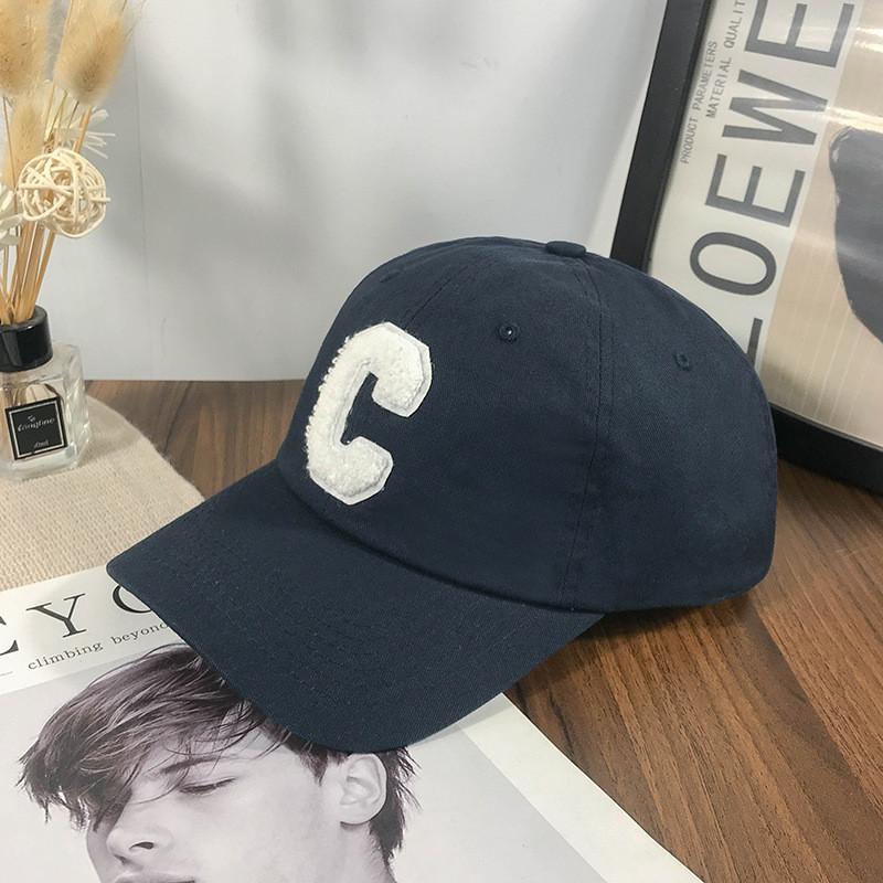 Brim Trendy Soft Baseball Cap For Women And Men Ins Letter Design Hat Sun