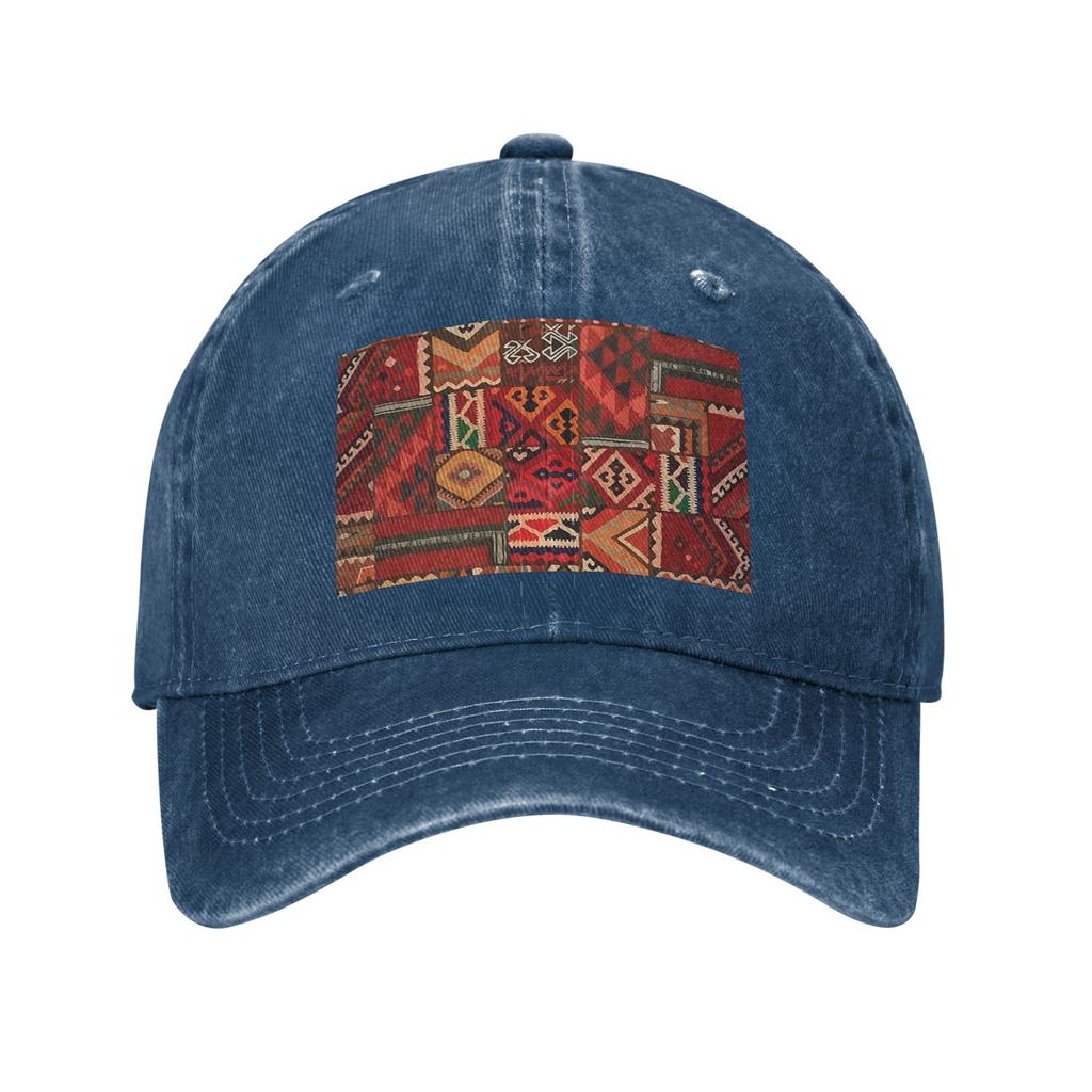 Amazigh Foutha Kabyle Mediterranean Berber Jewel Denim Cap Casual Baseball Caps Adjustable Hat Summer Unisex Baseball Hats