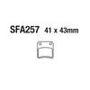 USERX Motorcycle Disc Brake Pad Brakes Front Rear Disc Brake Pads For FA257 branson BS125 cagiva City50 Honda SK 50 SYM
