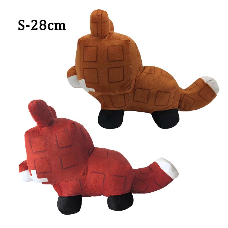 TreasuringU 28/40cm Grow Garden Wolf Plush Toys Game Cartoon Raccoon Fox Stuffed Dolls Pillow Soft Toy Brinquedos Birthday Gifts