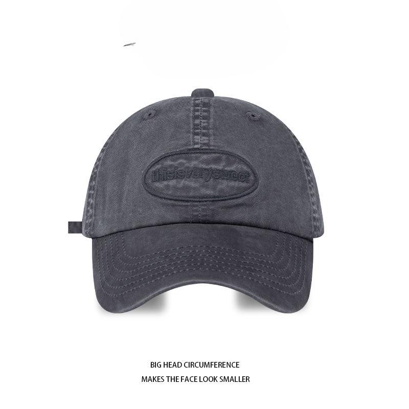 Spring New Retro Old English Letters Baseball Hat Women's Korean Style Casual Versatile Neutral Style Baseball Hat Men