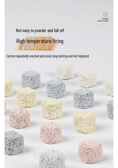 Ceramic Rings & Quartz Balls for Aquarium Nitrifying Bacteria Cultivation and Water Purification.