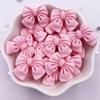 20PCS Resin Kawaii Colorful Painted Cartoon Bowknot Flatback Stone Figurine Scrapbook DIY Decor Home Accessories Crafts M201
