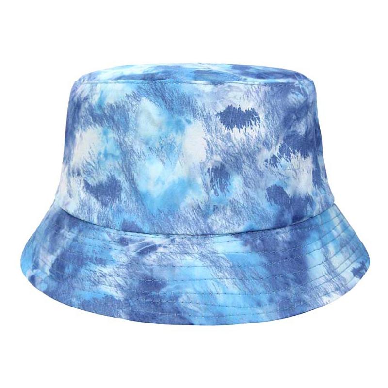 Neue Baumwolle Sommer Faltbar Wendbar Eimerhut Outdoor Für Frauen Bemalt Batik Fischerhut Hip Hop Männer Panama Sonnenhüte white