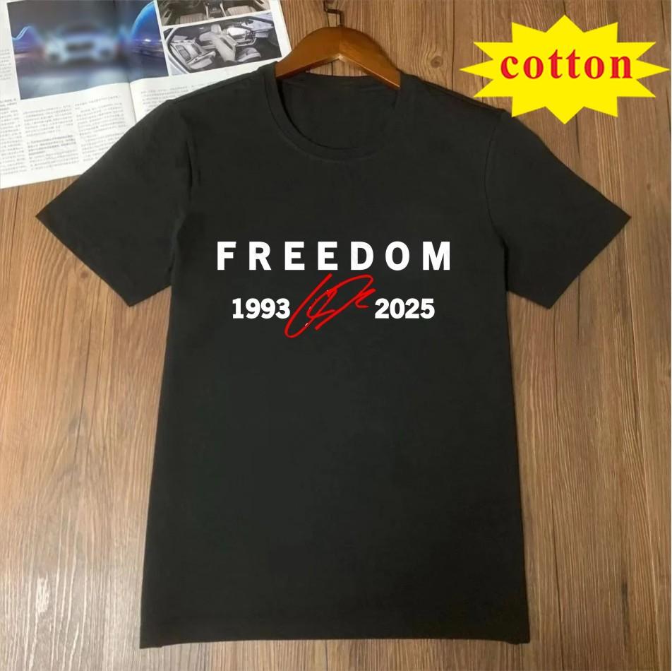 Charlie Kirk Commemorative Printed Tshirt With American Commemorative Style Unisex Casual Short Sleeved Shirt