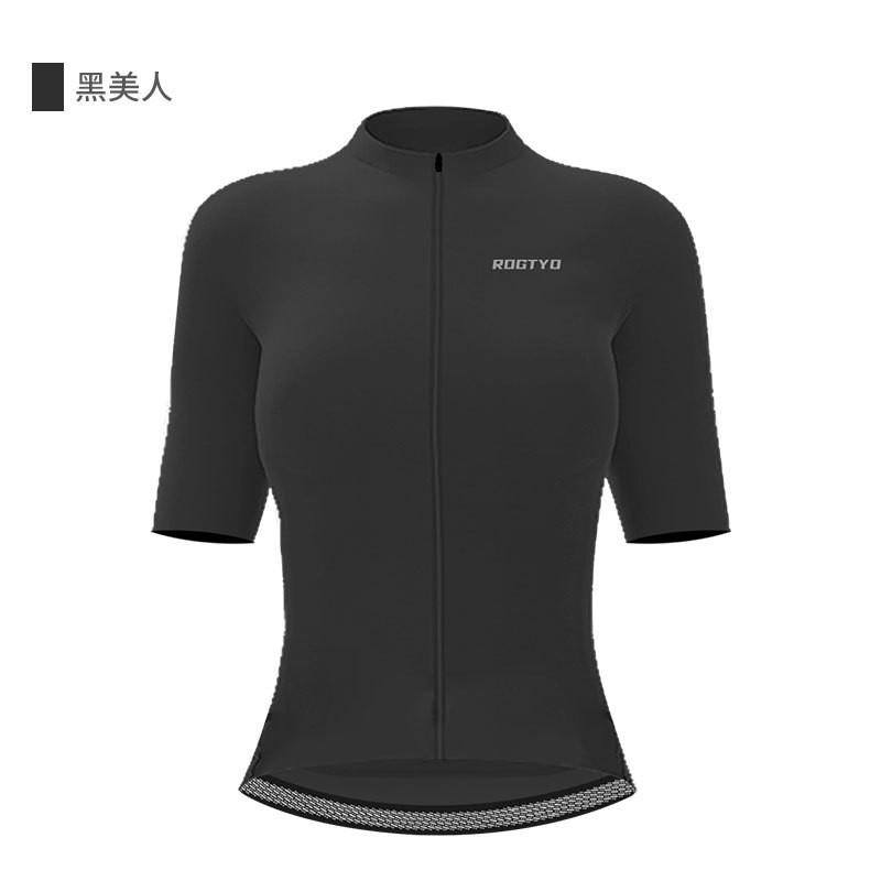 Womens Cycling Jersey Short Sleeve Breathable Quick-Dry Performance Top Road Bike Ride