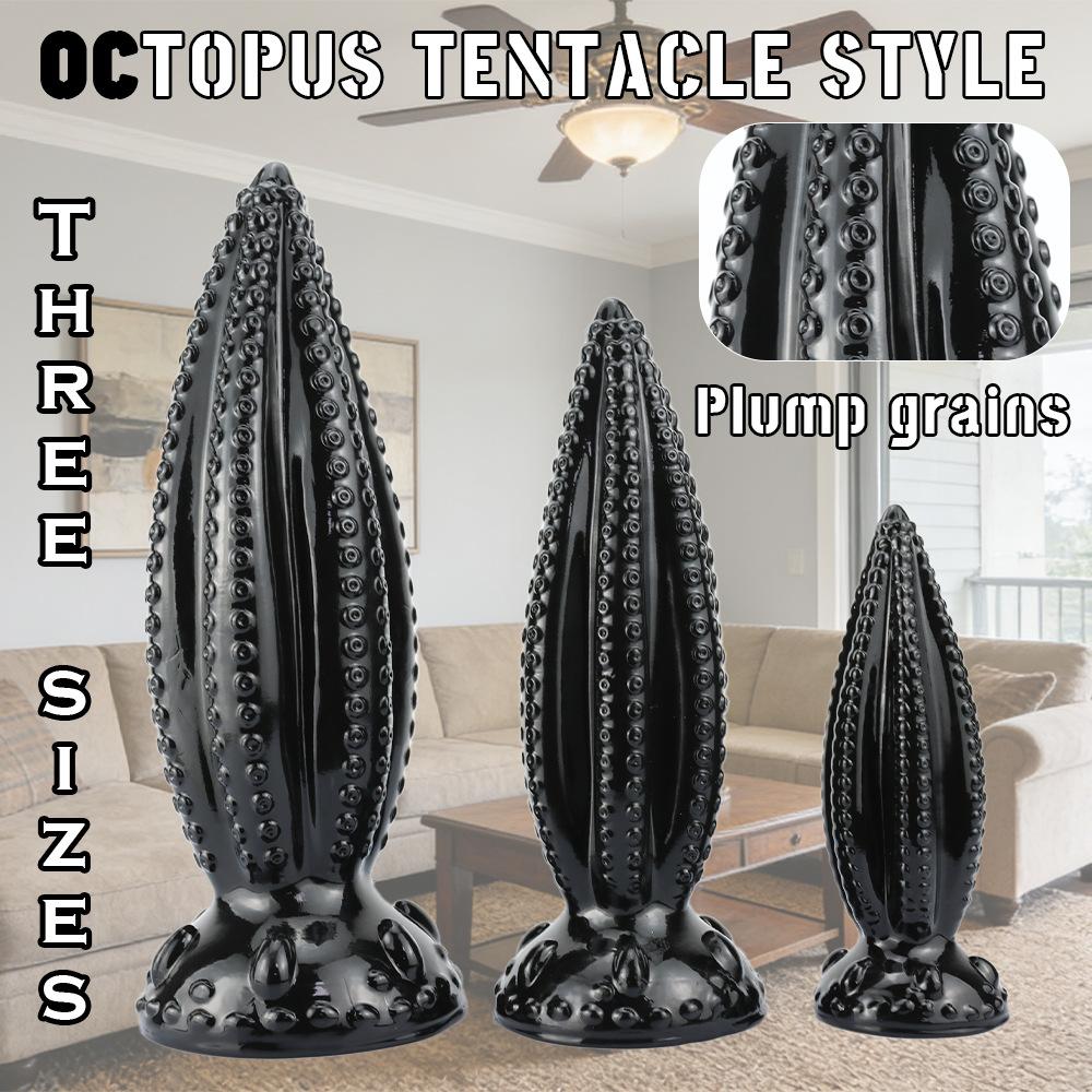 PVC Tentakel Analplug Extra Großer Butt Plug für Frauen Erwachsenen Sexspielzeug