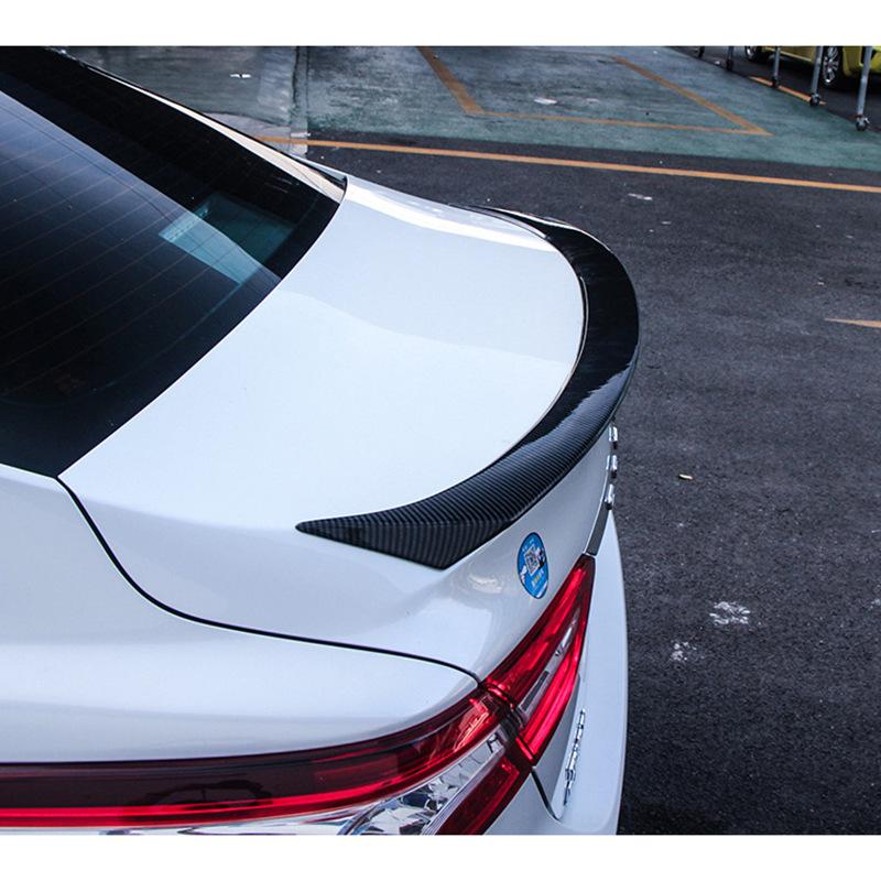 Original No-Drill Rear Spoiler for 18th Gen Toyota Camry - Exterior Trim Modification.