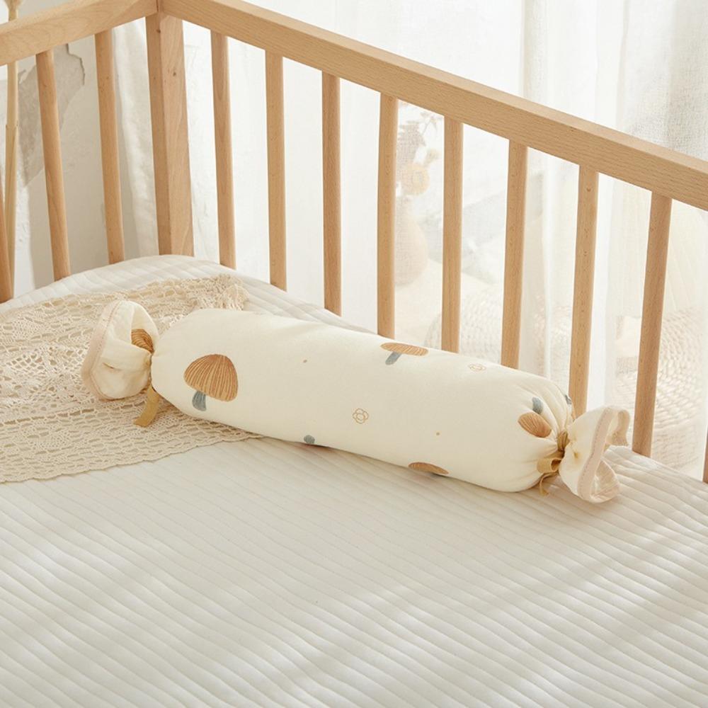 Side Lying Candy Gauze Pillows Washable Cylindrical Pillow Seersucker Pillow 0-6-12 Months
