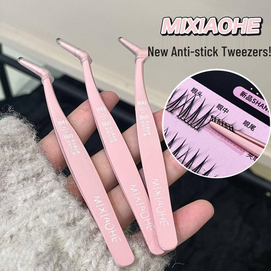 Korean Style Glue-Free Translucent False Eyelashes - Natural Manga Girl Effect, Root-by-Root Clear and Delicate Design