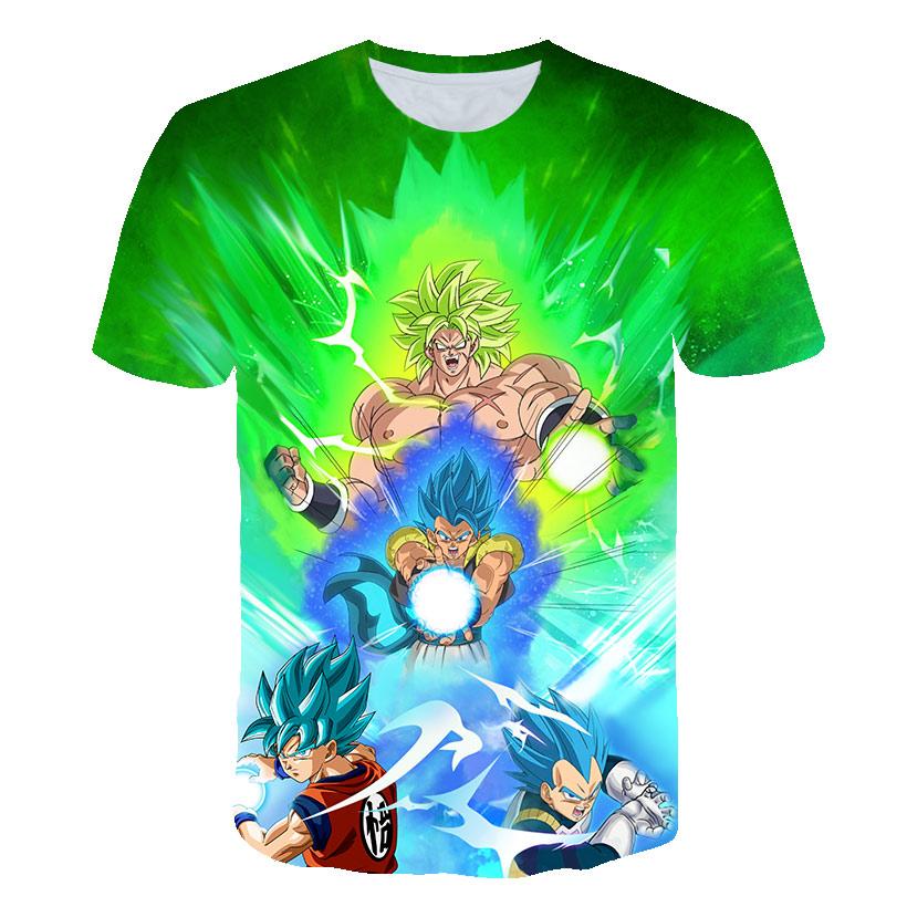 Maglietta Dragon Ball Magliette Anime Magliette Bambino Magliette Cartone Animato Goku Abbigliamento Uomo Top Bambino adulto Estiva Morbida Manica Corta
