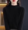 2026 Autumn/Winter Women's 100% Pure Wool Loose Knit Turtleneck Sweater Base Layer