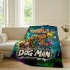Cartoon Cute D Dog M manS Blanket For Sofa Office Bed Plane Travel Sleep Read Relax Camping Soft And Warm