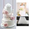 10 Piezas 20cm/24cm/30cm Postes para Pasteles Palitos Blancos para Apilar Pasteles Postes Redondos Pajitas Accesorios de Repostería