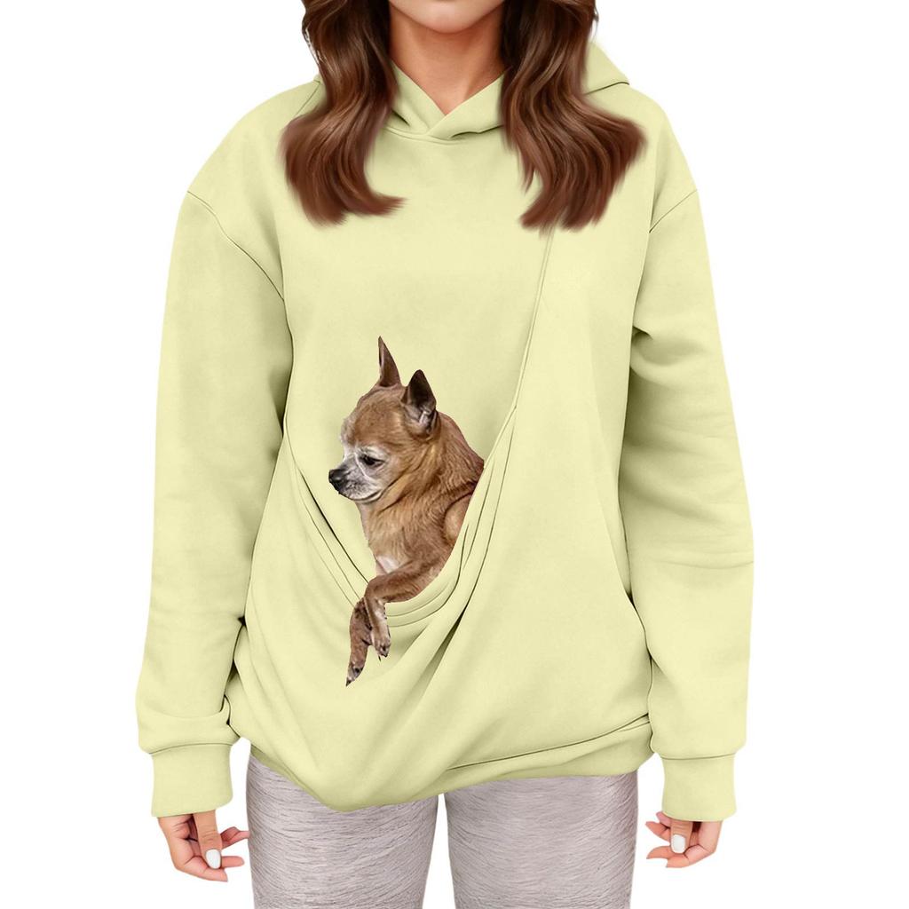 Women's Fashion Daily  Casual  Hoodie Long Sleeve Top