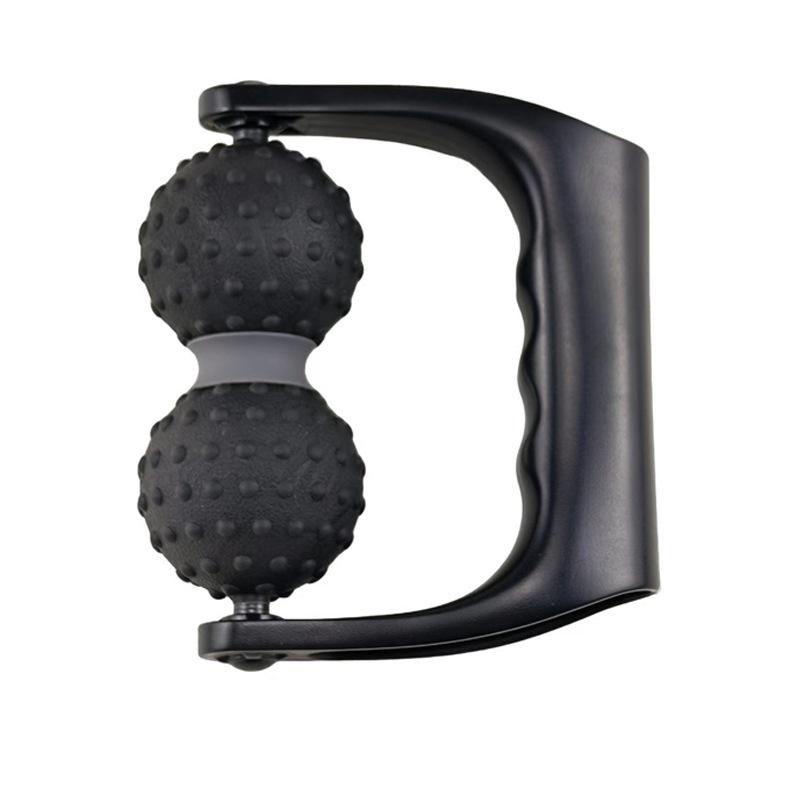 Double Nubs Handheld Peanut Massage Roller for Yoga & Muscle Relaxation