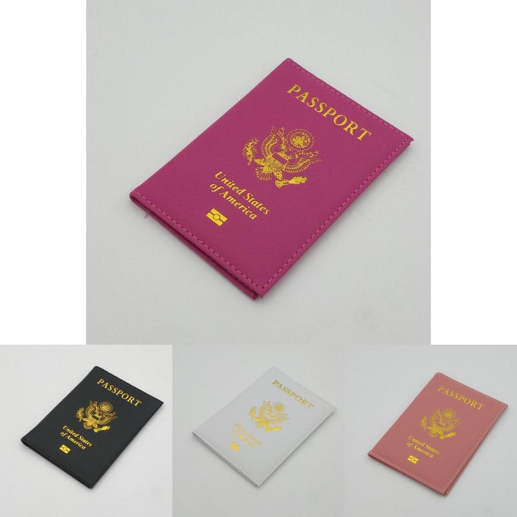 Vibrant Candy Color Passport Travel Organizer Holder Card Case Protector American Cover