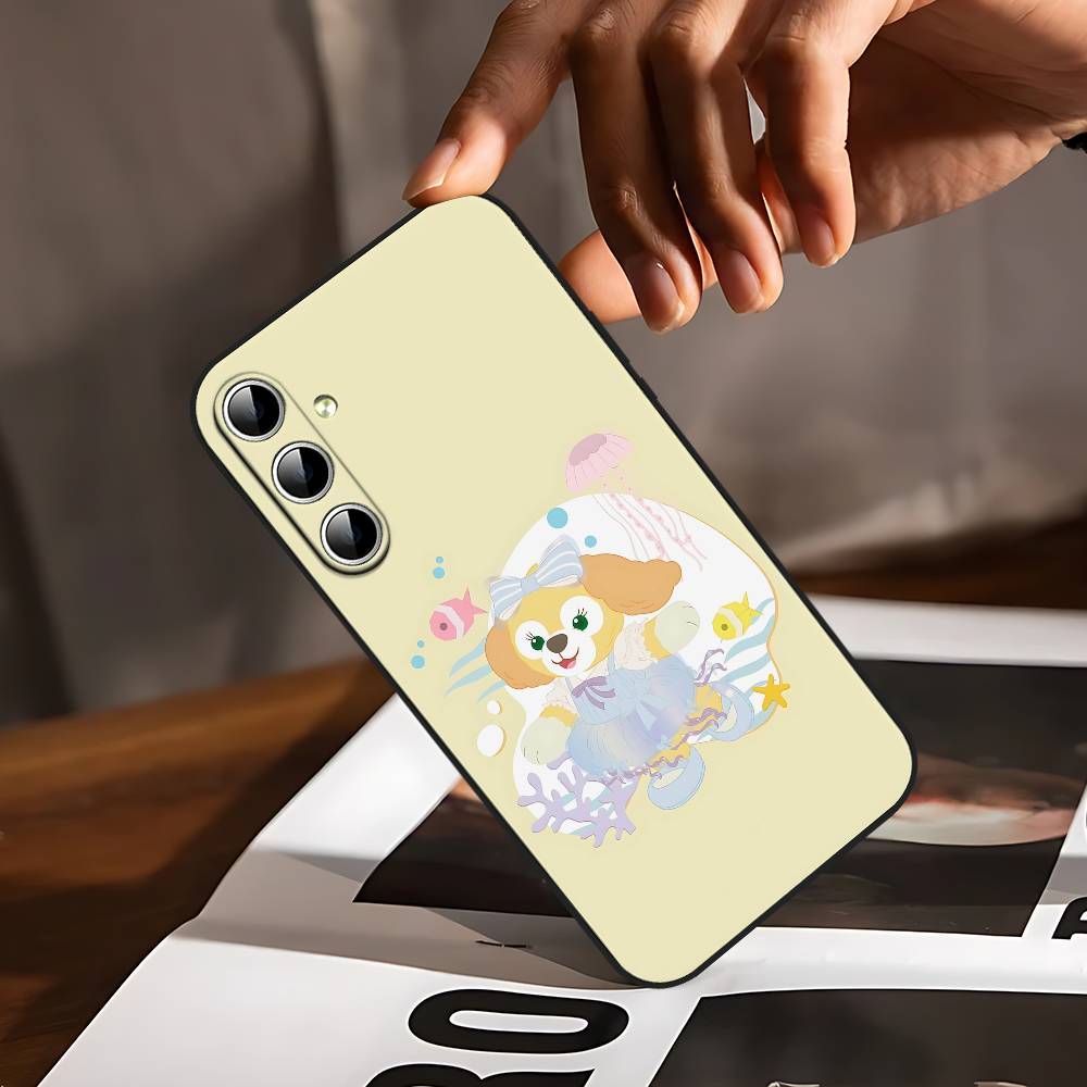 D-duffy Phone Case For Samsung Galaxy S24/S25/S22/S30/Note20/Lite/Ultra/5G/Plus/FE Soft Black