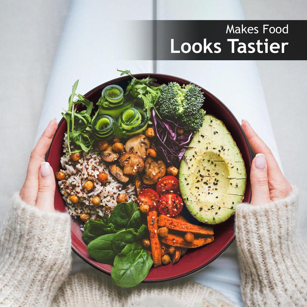 MIAMIO Set of 6 26cm Stoneware Ceramic Dinnerware Set Le Papillon Collection – Plates, – (Mixed)