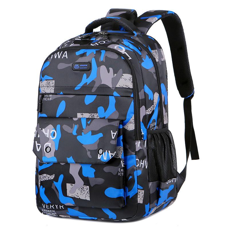 Student Printed Schoolbag Breathable Durable Travel Shoulders Bag