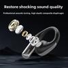 Intelligens képernyő, nyitott fülű LCD-kijelző Zajszűrő fejhallgató OWS Sports Bluetooth Headset