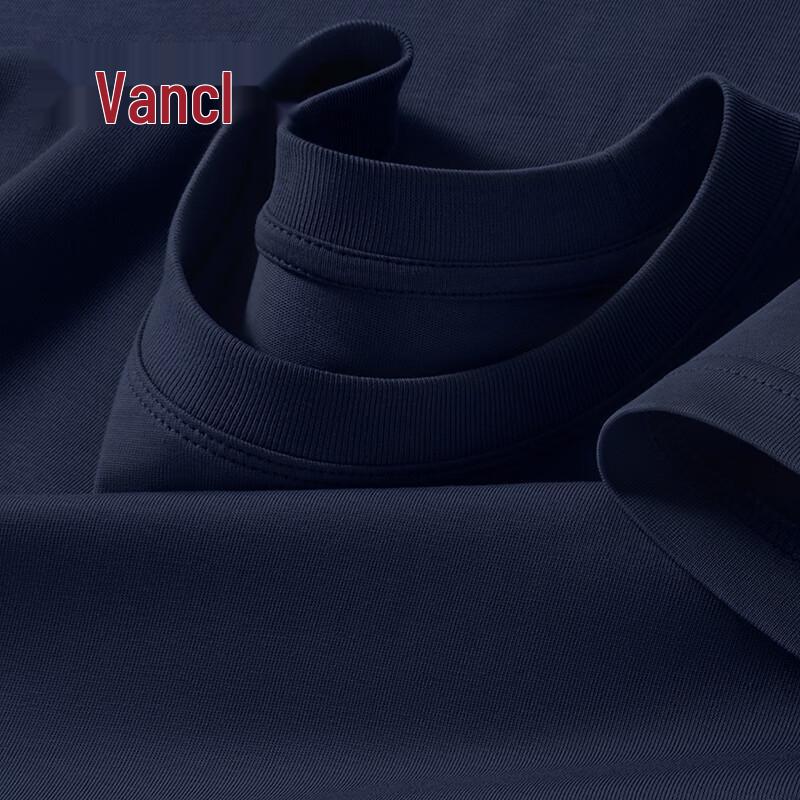 VANCL Men's Pure Cotton Loose Round Neck T-Shirt