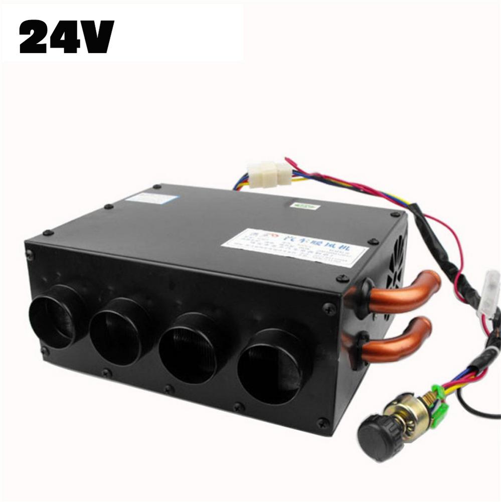 12V/ 24V 4 Orificii Portabil Mașină Vehicul Încălzire Răcire Încălzitor Dezaburitor Dezghețare 80W Pentru RV Bărci Autorulotă Camioane Remorcă