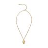 Gucci Crystal Lion Head Pendant Fashion Jewelry Necklace Women necklace Gold 412885-J1D50-8062