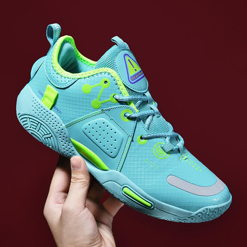 Basketball shoes are hot in the city, sports running shoes, raw marshmallows, colorful low-top sneakers, friction sound