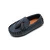 Children'S Colors Boys Casual Leather Shoes Kids Loafers Peas Shoes Toddler Slipon Soft Bottom Boat Shoes Moccasin Of Baby Y