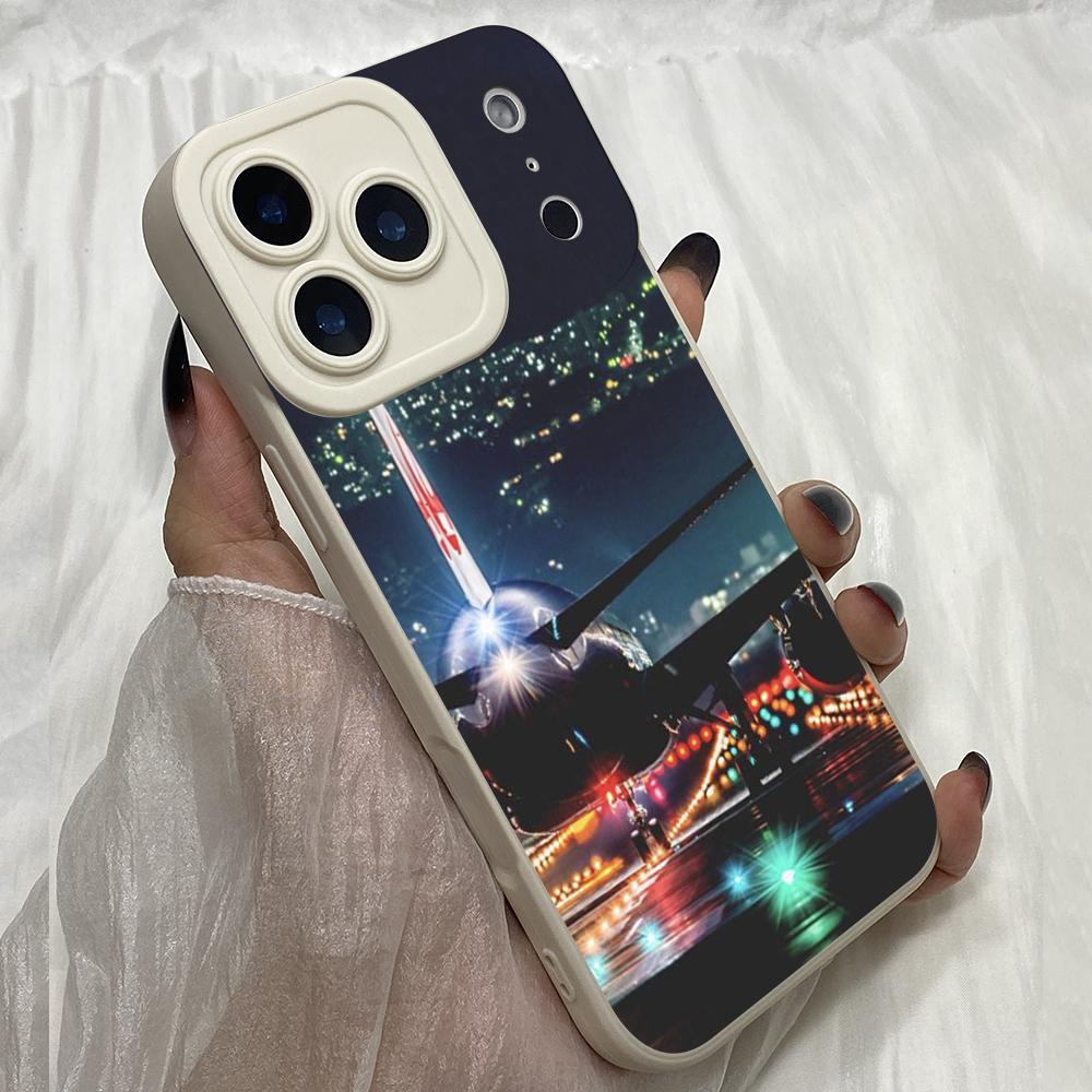 M264 Airplanes Art Angel Eyes Soft Phone Cases for iPhone Samsung Galaxy Xiaomi Rdemi Huawei Honor Infinix Realme OPPO Vivo All Model TPU Case