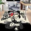 David Bowie Poster Carpet For Playroom Bedroom Living Room Sofa Home Decorkids Game Area Rug Nonslip Floor Mat
