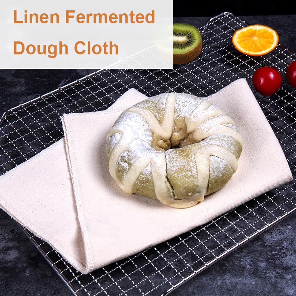 Leinen Backen Brotteig Bäcker Matte Fermentiertes Tuch Gärtuch Gebäckwerkzeuge