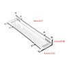Game Consoles Host Stand Holder Fit for Slim Horizontal Stand Mount Clear Acryilc Base Game Accessory