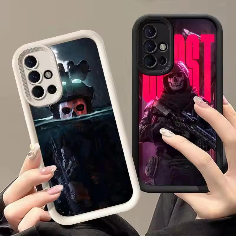 Skeleton Call Of Game Duty For Samsung Galaxy Case S24 S23 S22 S21 Ultra Plus Fe A55 A54 A53 A52 A35 A25 A15 5G Phone Y2k Cover