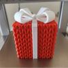 3D Printed Christmas Knit Gift Box Candy Box Mini Festive Present Holder Tabletop Display Decorative Ornament