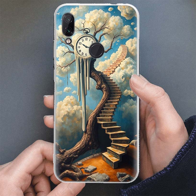 Salvador Dali Art Phone Case For Xiaomi Redmi 12 12C 13 13C 14C 9 9A 9C 9T 10 10A 10C 8 8A 7 7A 6 6A K70 K60 K40 K20 Cover 9 9A