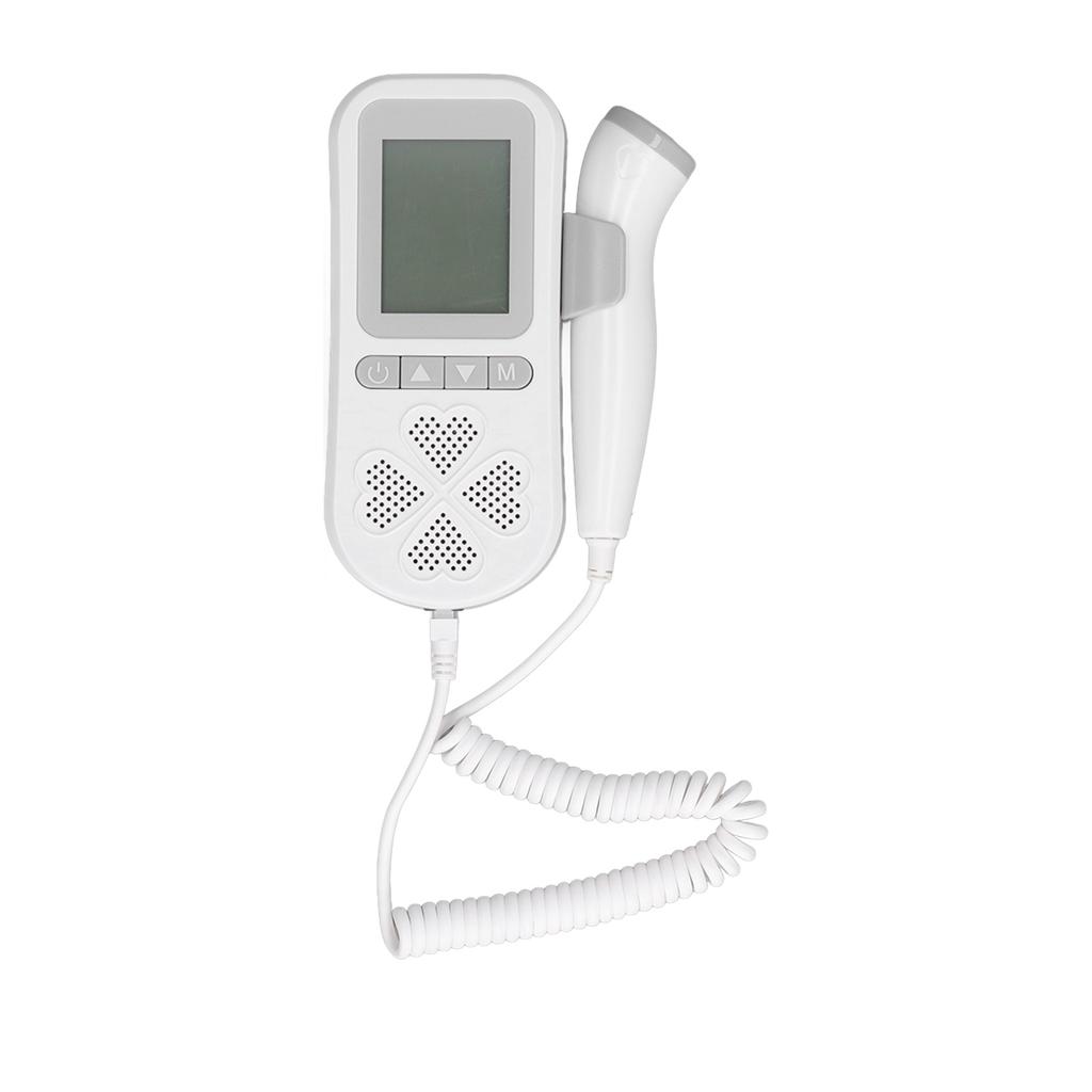 Fetal Heart Monitor 3 režimy Přesná vodotěsná sonda Digitální displej Baby Heartbeat Detector pro