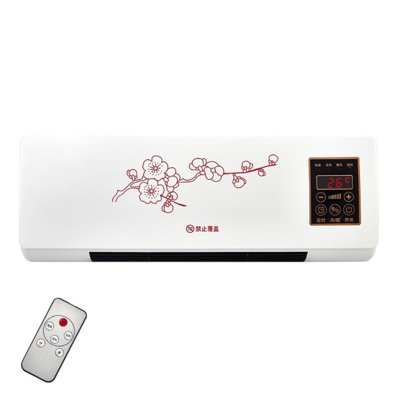 Riscaldatore Elettrico da Parete per la Casa Raffreddamento e Riscaldamento Doppio Uso Ventilatore Condizionatore d'Aria Portatile Piccolo Soffiatore ad Aria Calda per Bagno