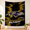 Гобелен Baltimore Ravens високої якості для декорування стін вітальні, спальні, гуртожитку, ідеально підходить як настінне мистецтво для спальні або святковий подарунок
