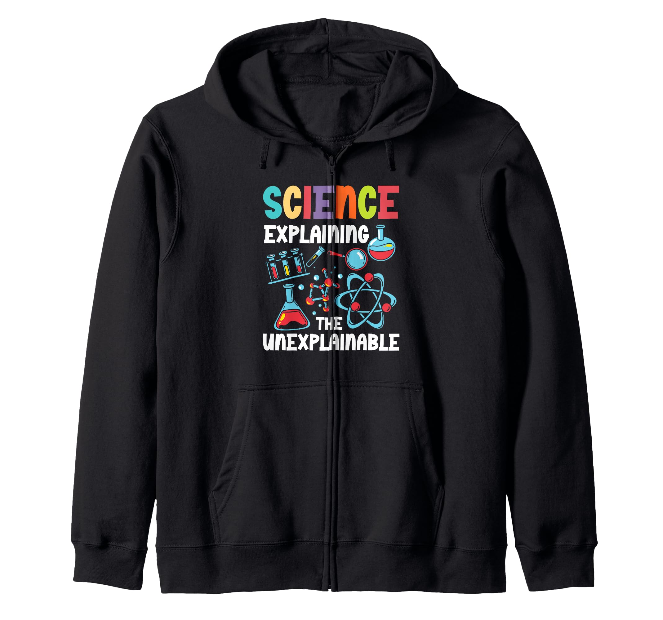 

Science that explains the inexplicable stem education Zip hoodie чёрный