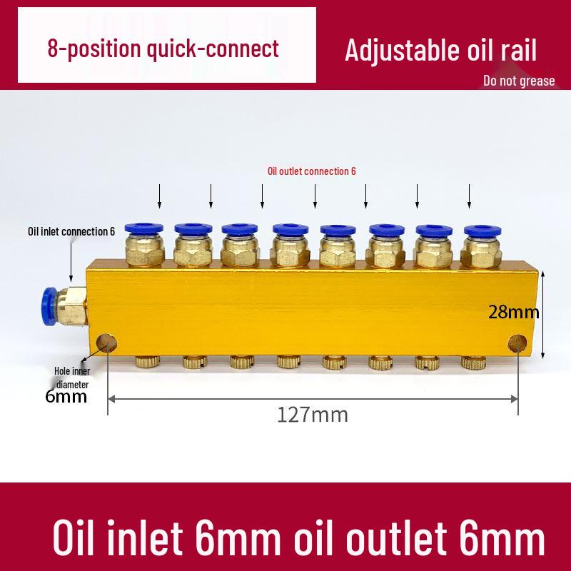 Adjustable Quick-Connect Oil Manifold & Distributor Valve