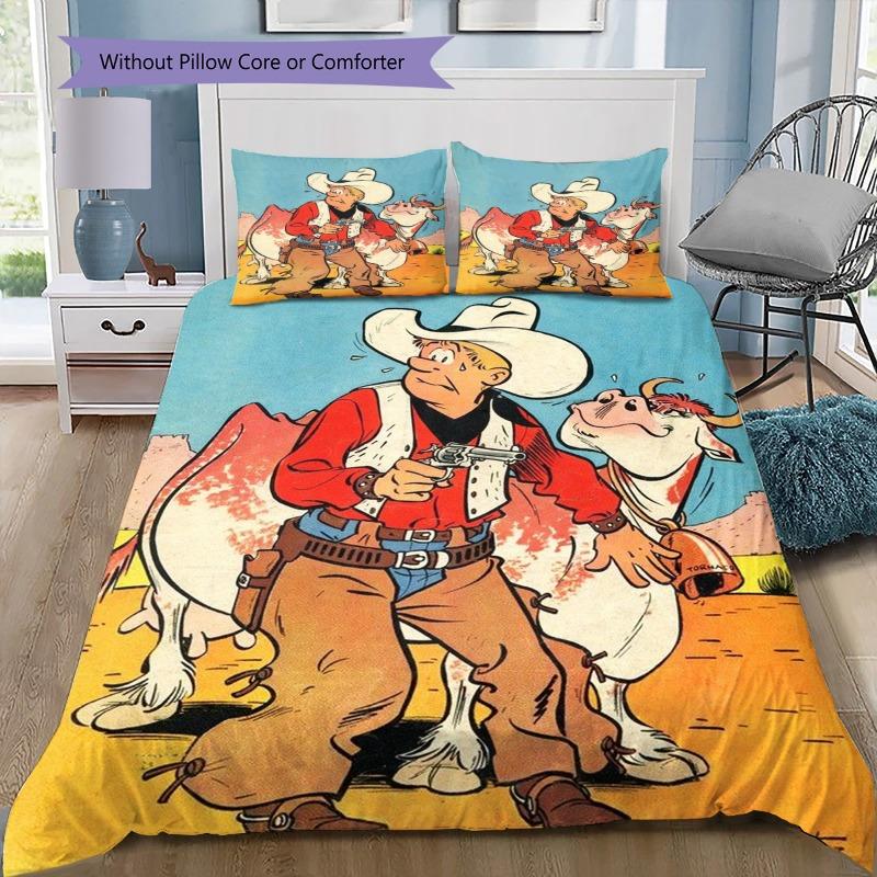 Juego de Funda Nórdica Tintín A Mururoa Cómic, Ropa de Cama Clásica de Dibujos Animados Con 2 Fundas de Almohada, Sin Relleno Nórdico, Decoración de Habitación Infantil Regalo Para Fans de Tintín