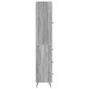 2 Piece Cabinet Set Gray Sonoma 34.5 x 34.5 x 90 cm Engineered Wood