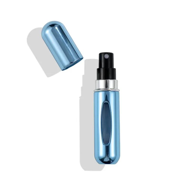 5ml Portable Mini Refillable Perfume Bottle with Spray Refill Jar Scent Pump Empty Cosmetic Containers Atomizer for Travel Tool