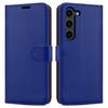 (Blue) Samsung Galaxy S23 Case Leather Wallet Phone Cover