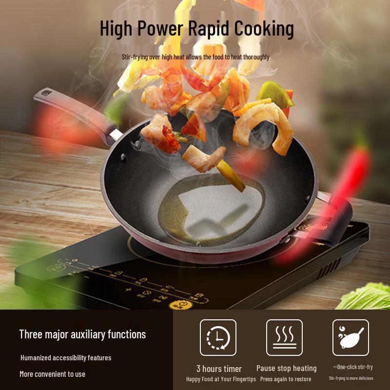 Midea 2100W Multi-functional Induction Cooker Set with Double Pots